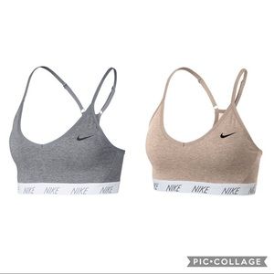 Burgundy Nike Sports Bra